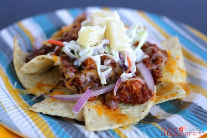 pulled pork nachos plate blog