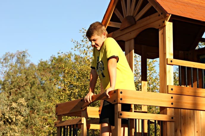 Bryce on the playground