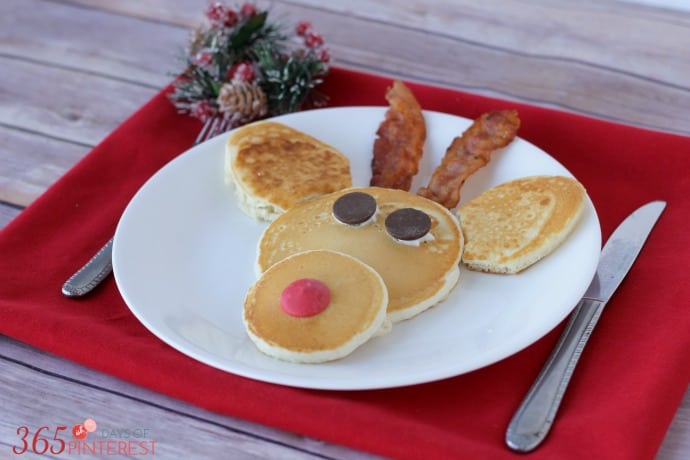 Reindeer Pancakes (so cute!) - This Vivacious Life