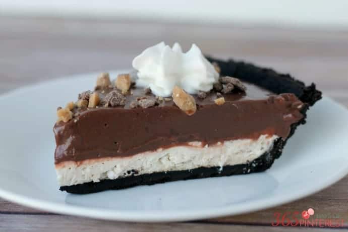 Chocolate Caramel Creme Pie