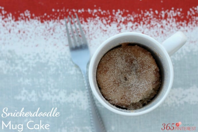 Snickerdoodle mug cake