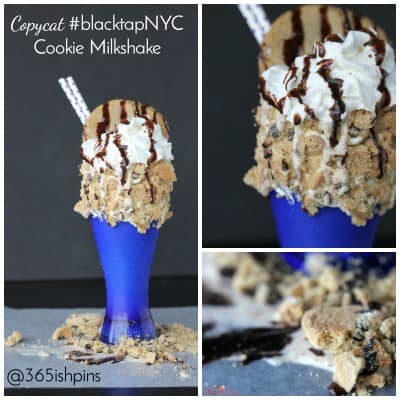 If you can't get to Black Tap in NYC, make your own monster cookie milkshake at home! It's over-the-top delicious.