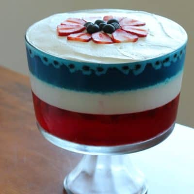 Red, White and Blue Jello Dessert - Simple and Seasonal