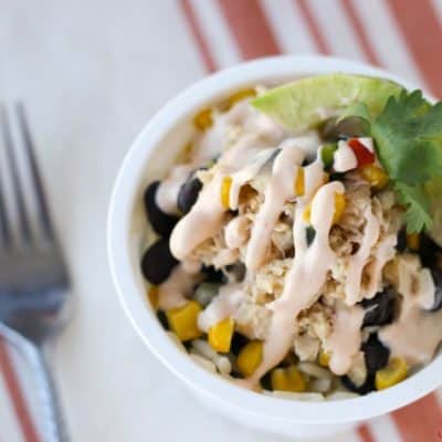 Break away from the typical sandwich or salad and try this spiced up Southwest Salmon Bowl for lunch! It's a perfect solution for an on-the-go lunch that's wholesome and delicious!