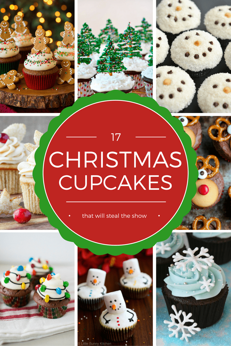 These adorable Christmas cupcakes are the perfect addition to any party table this season! via @nmburk