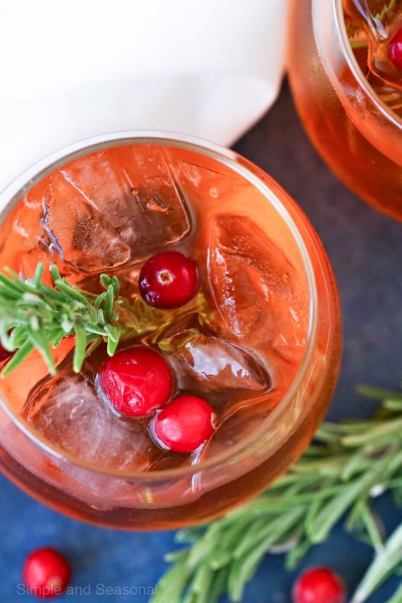 Cranberry Punch easy holiday drink Simple and Seasonal