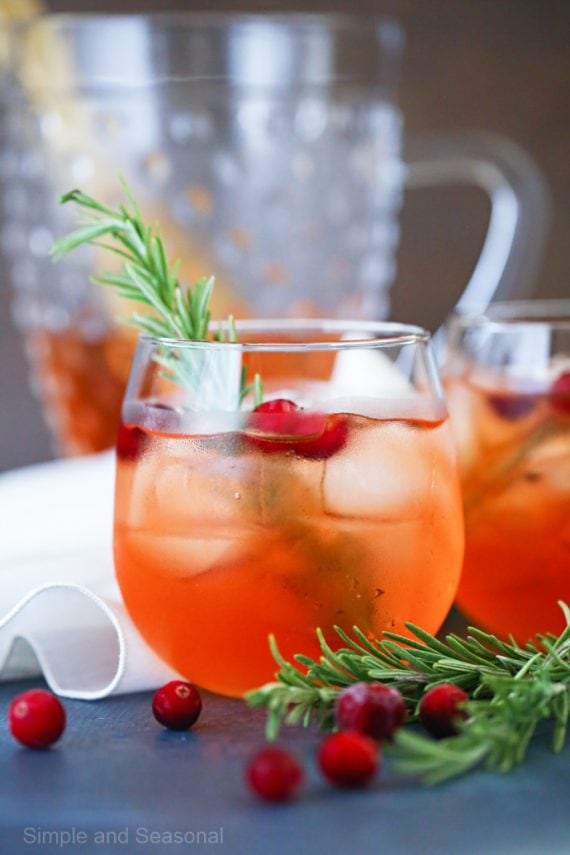 Cranberry Punch easy holiday drink Simple and Seasonal