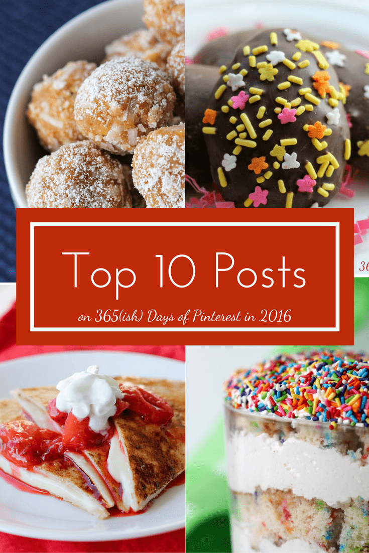 Desserts, easy dinner recipes, useful cleaning tips and clean eating treats-find them all in this year's top ten posts. via @nmburk