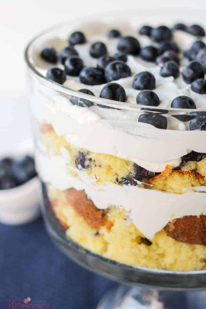 Blueberry Lemon Trifle - Simple and Seasonal