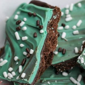 Chocolate Mint Graham Cracker Crunch is such an easy recipe to make and serves a crowd. It's a no-fail candy recipe perfect for holidays!