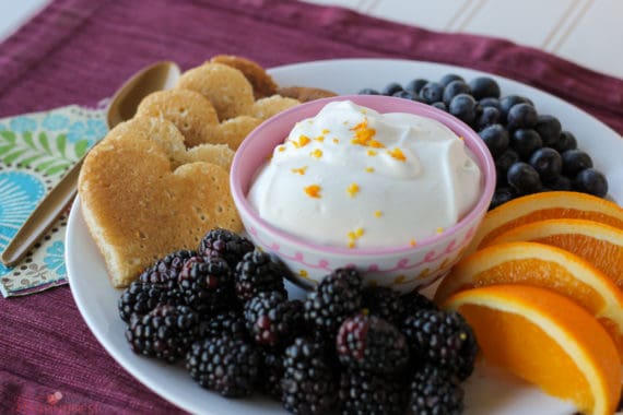 Punch up your breakfast menu with this Citrus Whipped Cream! It tastes great with fresh fruit and pancakes, or would be a delicious dessert!