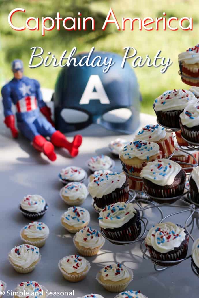 Easy Captain America Cupcakes - Food Fun & Faraway Places