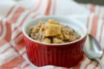 Quick, easy and bursting with flavor, Microwave Caramel Apple Oatmeal is the perfect breakfast for busy mornings!