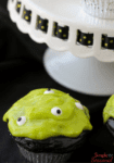 Add some ooze to your Halloween table this year with easy Slime Monster Cupcakes! They are slime-filled for a delicious gooey bite!