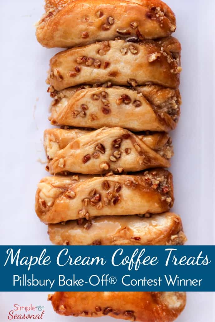 A finalist in the 1978 Pillsbury Bake-Off® Contest,
these Maple Cream Coffee Treats have a sweet, sticky
outside and a creamy, decadent filling. They would be perfect for a holiday breakfast! via @nmburk