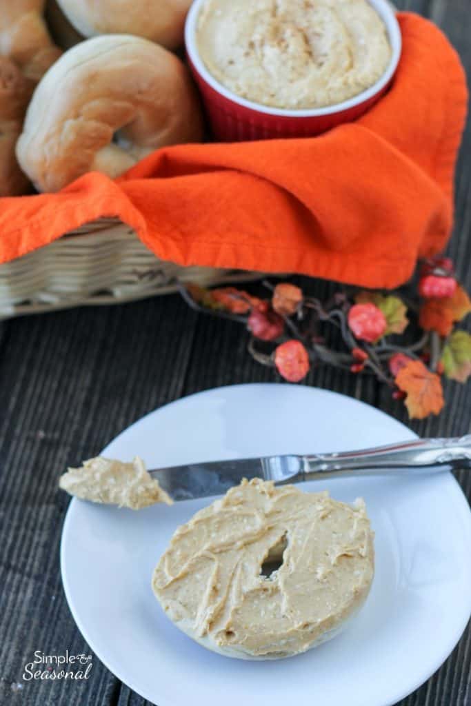 Pumpkin Cream Cheese Spread Easy Holiday Breakfast