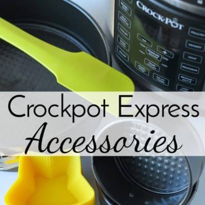 crockpot express accessories next to the cooker