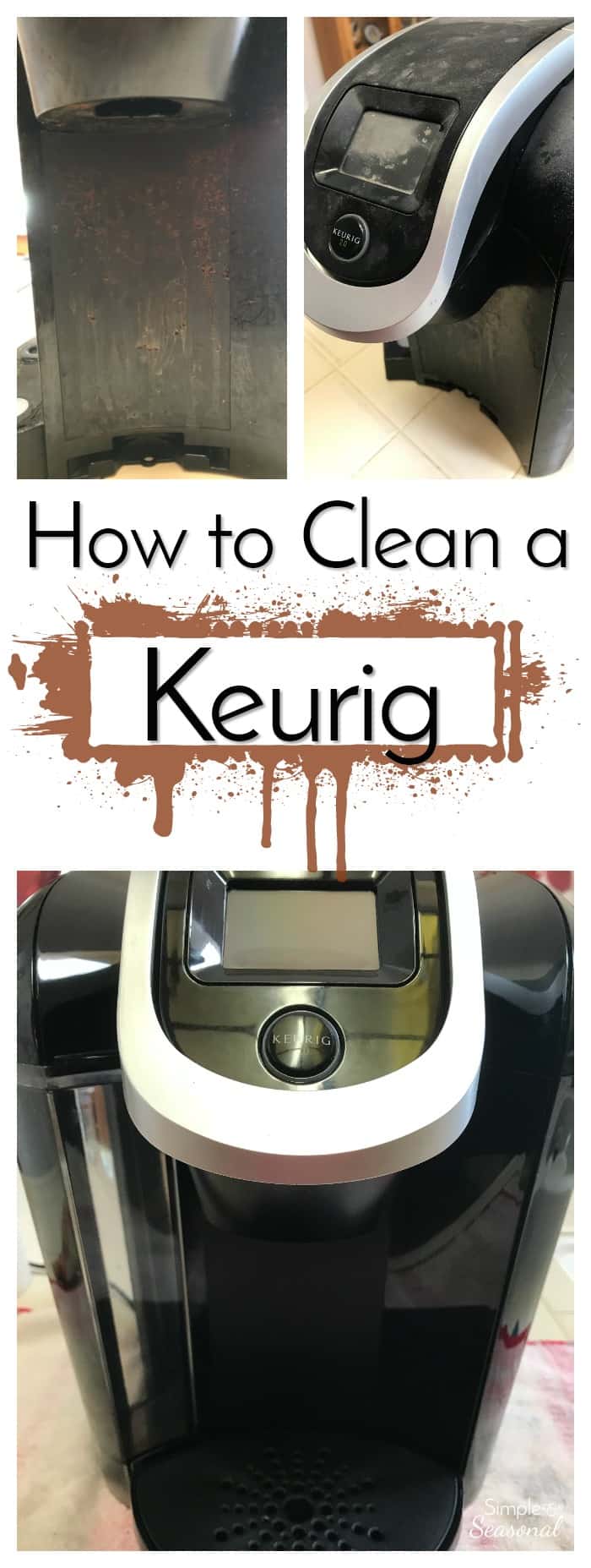 How do you clean a keurig coffee pot best sale