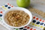 Start the morning right with this delicious and healthy Crockpot Express Apple Oatmeal! Use steel-cut or rolled oats in the pressure cooker (Crockpot Express/Instant Pot) for a quick breakfast. Ready in 20 minutes from preheat to pressure release, this is perfect for busy mornings!