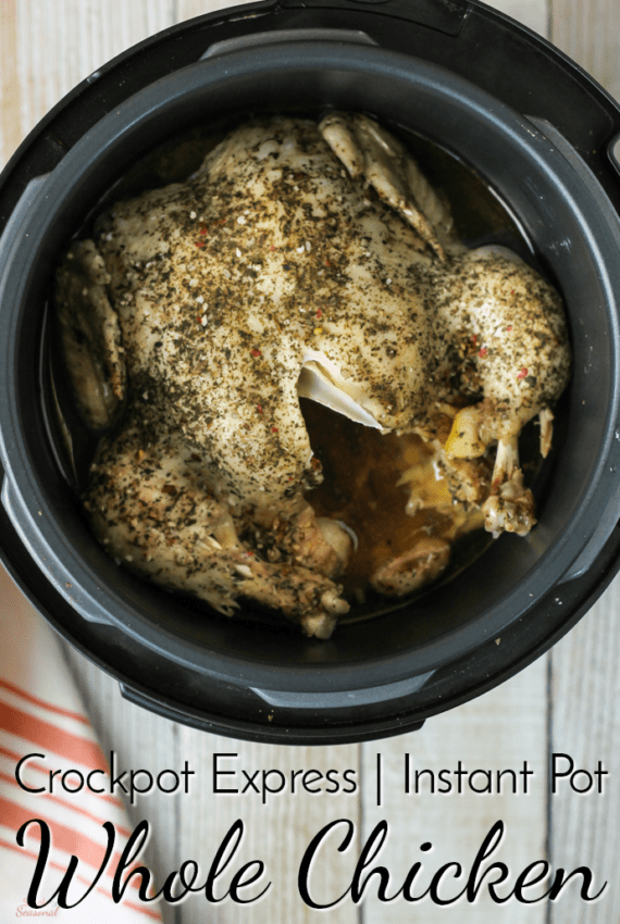 Crockpot Express Whole Chicken Recipe Instant Pot Pressure Cooker