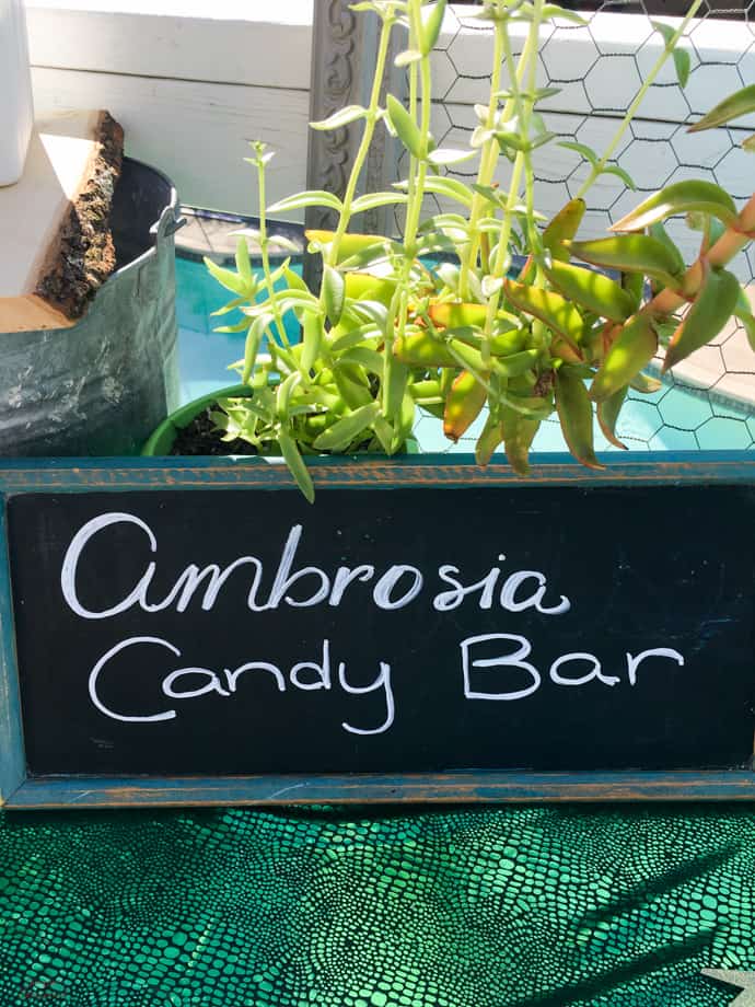 ambrosia candy bar sign 