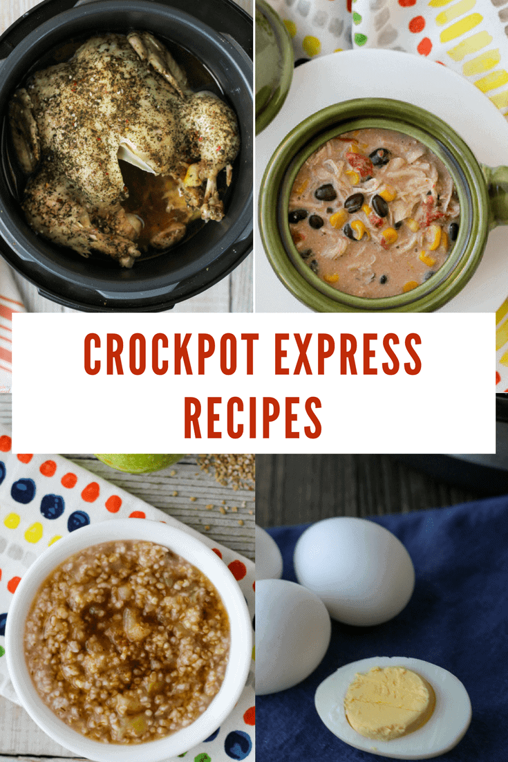 crockpot express recipes collage
