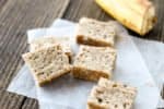 Use up those overripe bananas without heating up the whole house! Crockpot Express Banana Bread is ready in about half the time of a normal loaf, and tastes great.