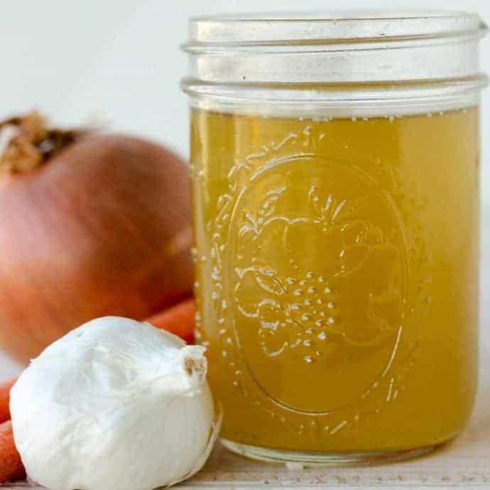 Crockpot Express Chicken Broth Simple and Seasonal