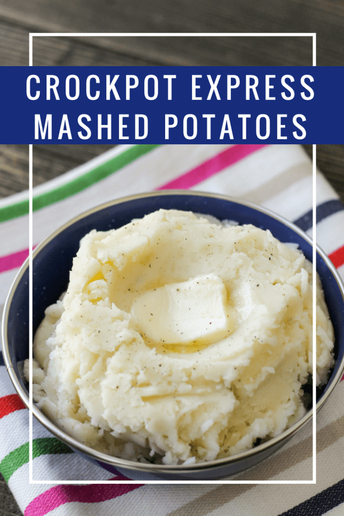 Not everything in an electric pressure cooker cooks faster, but Crockpot Express Mashed Potatoes are definitely faster (and easier) than their stove top counterpart.