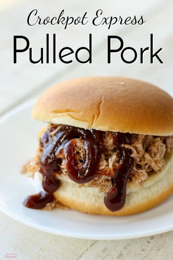 Crockpot Express Pulled Pork - Simple and Seasonal