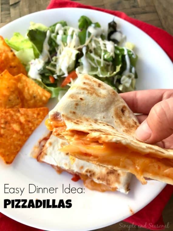 Pizzadillas easy hotel room meal Simple and Seasonal