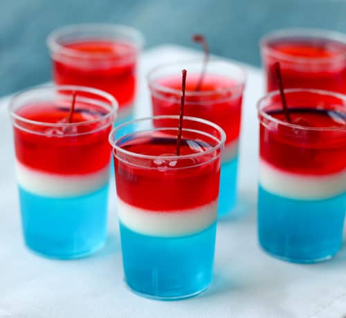 red jello cup