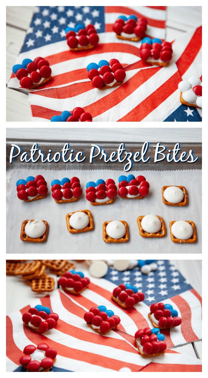 Patriotic Pretzel Bites | Easy 4th of July Snack | Simple and Seasonal