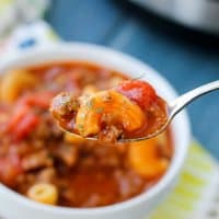 A quick and easy meal for busy weeknights, Crockpot Express American Goulash is sure to become a family favorite!