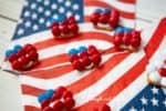 Add a festive touch to your summer table with these Patriotic Pretzel Bites. Every bite is a combination of sweet and salty!
