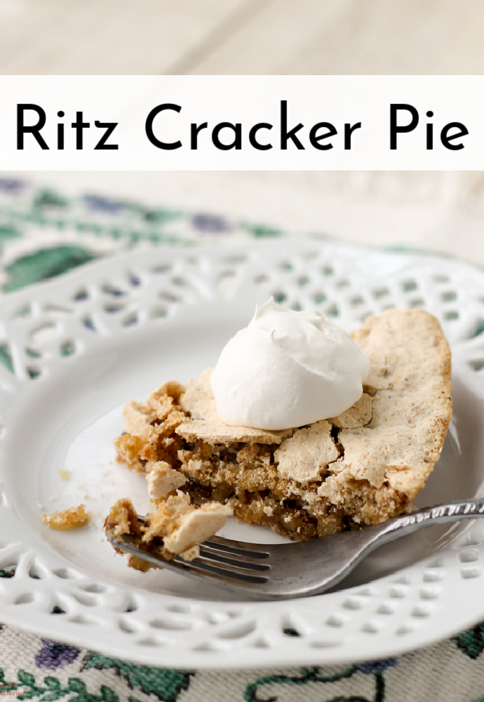 Also known as Mystery Pie or Soda Cracker Pie, this simple Ritz Cracker Pie yields a crispy shell and nutty, rich filling. via @nmburk