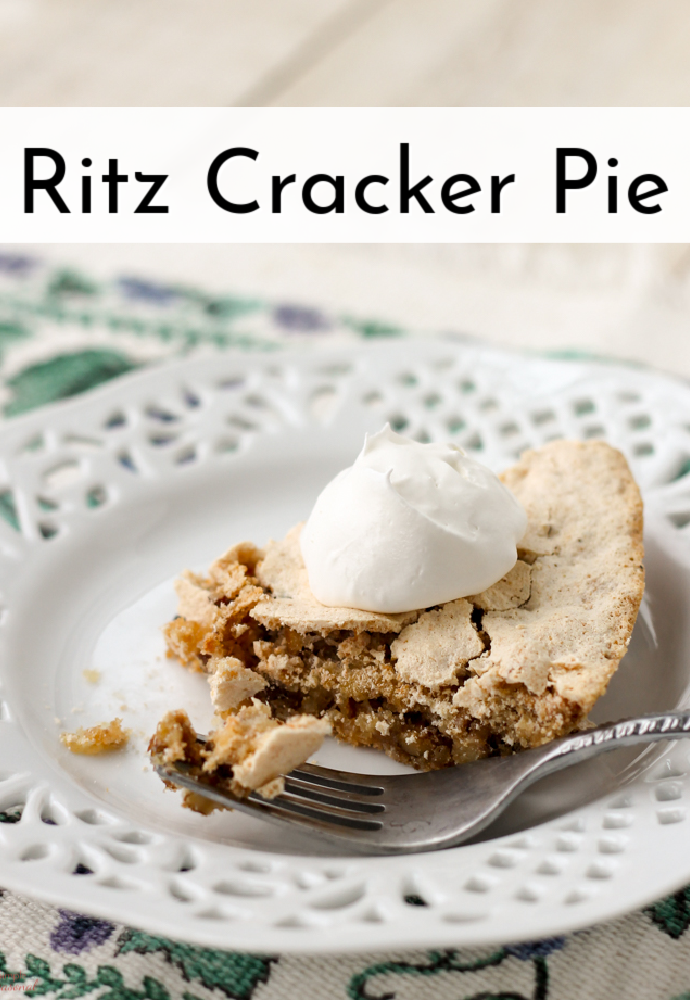 Ritz Cracker Pie | Soda Cracker Pie | Mystery Pie - Simple and Seasonal