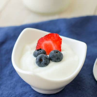 You won't ever need to buy yogurt again after trying this Crockpot Express Yogurt! You control the consistency, the sweetness and fat content. Best of all-no thermometer or stirring required!