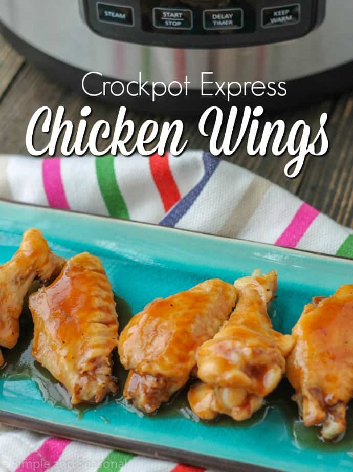 Crockpot Express Chicken Wings Simple and Seasonal