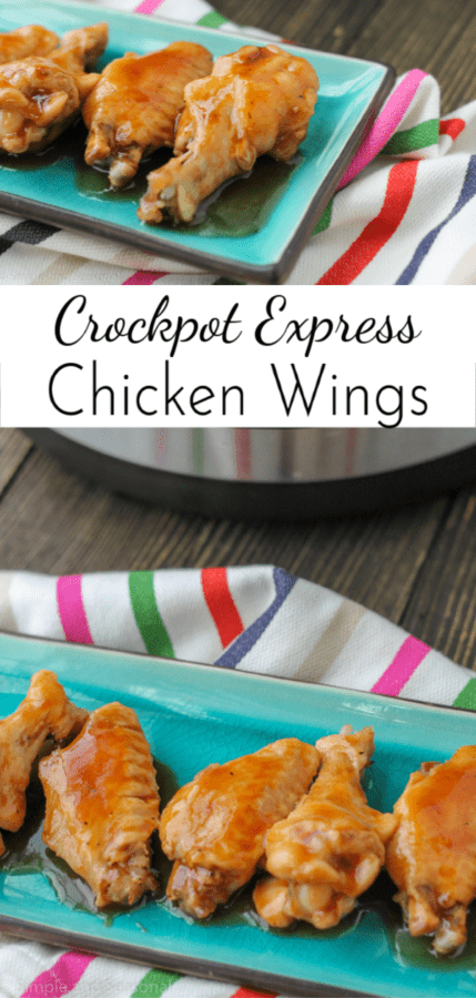 Crockpot Express Chicken Wings - Simple and Seasonal