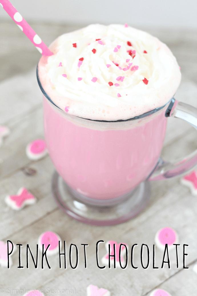 Pink Velvet Hot Chocolate Recipe  Valentine's Day Drink - Savor +