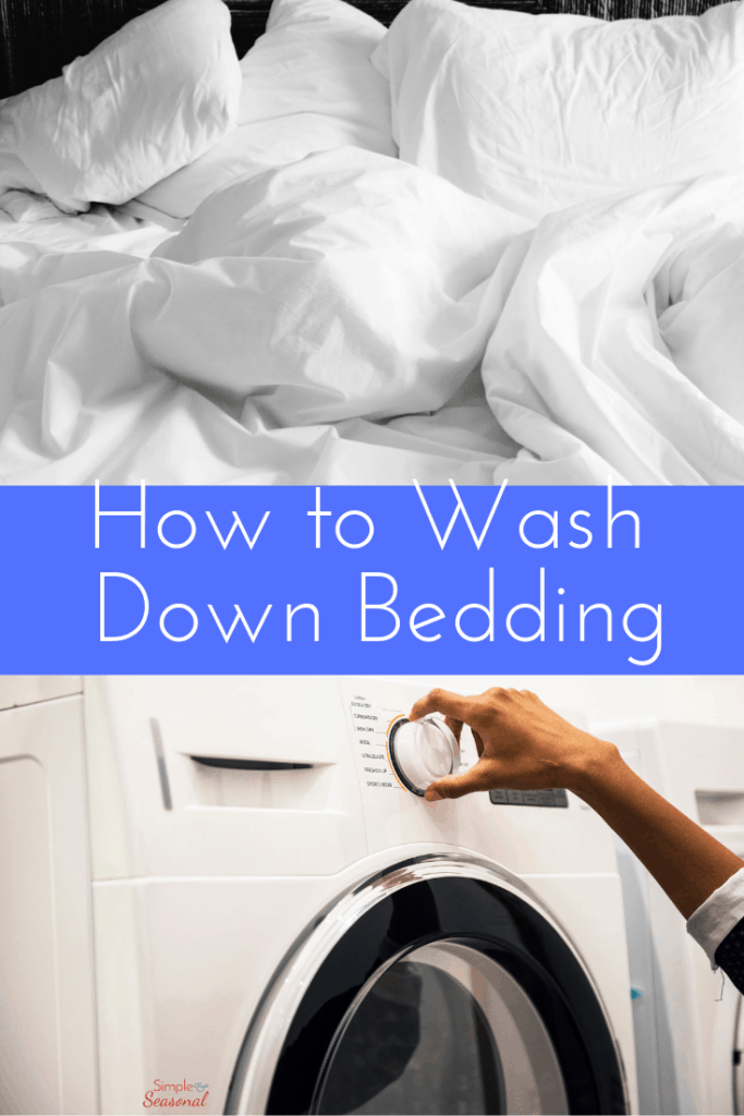 How to Wash Feather Pillows and Down Bedding Simple and Seasonal