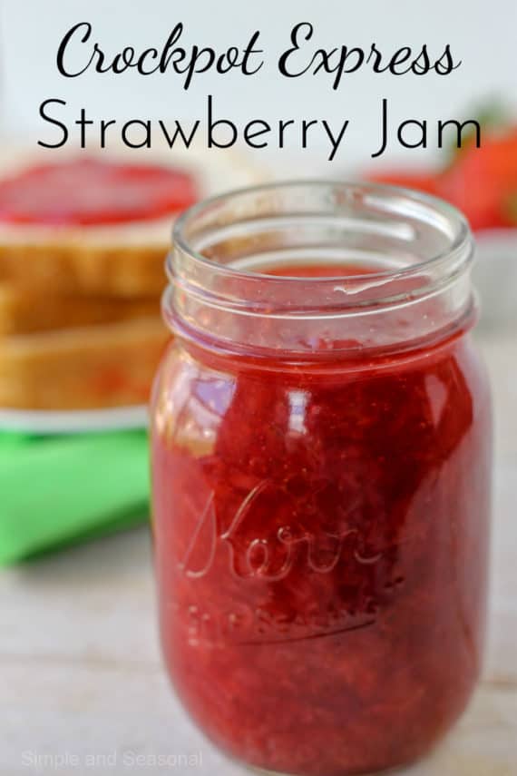 Crockpot Express Strawberry Jam - Simple and Seasonal