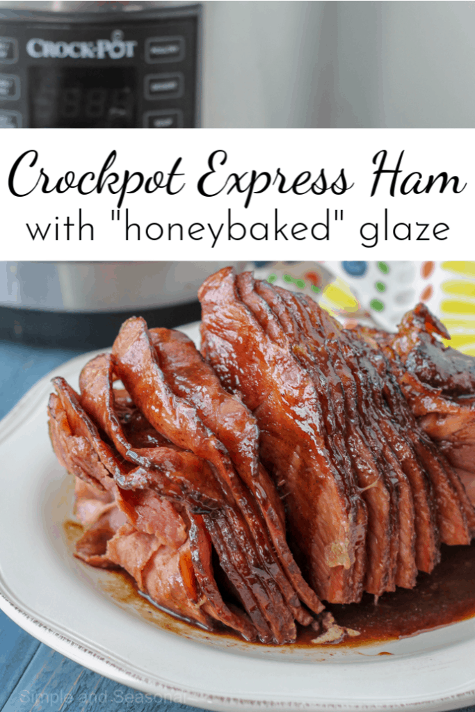 Crockpot Express Ham (and copycat Honeybaked glaze)