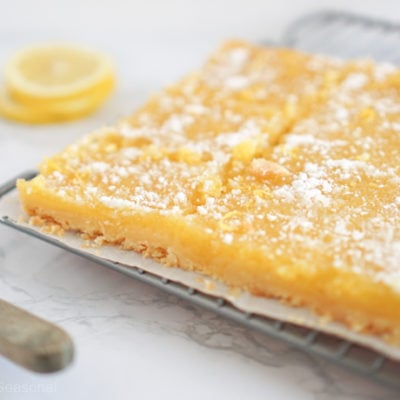 The perfect combination of tart and sweet, Classic Lemon Bars are a great springtime dessert!