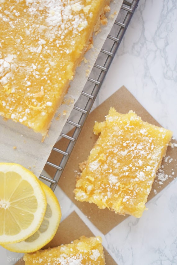 Classic Lemon Bars - easy springtime dessert | Simple and Seasonal