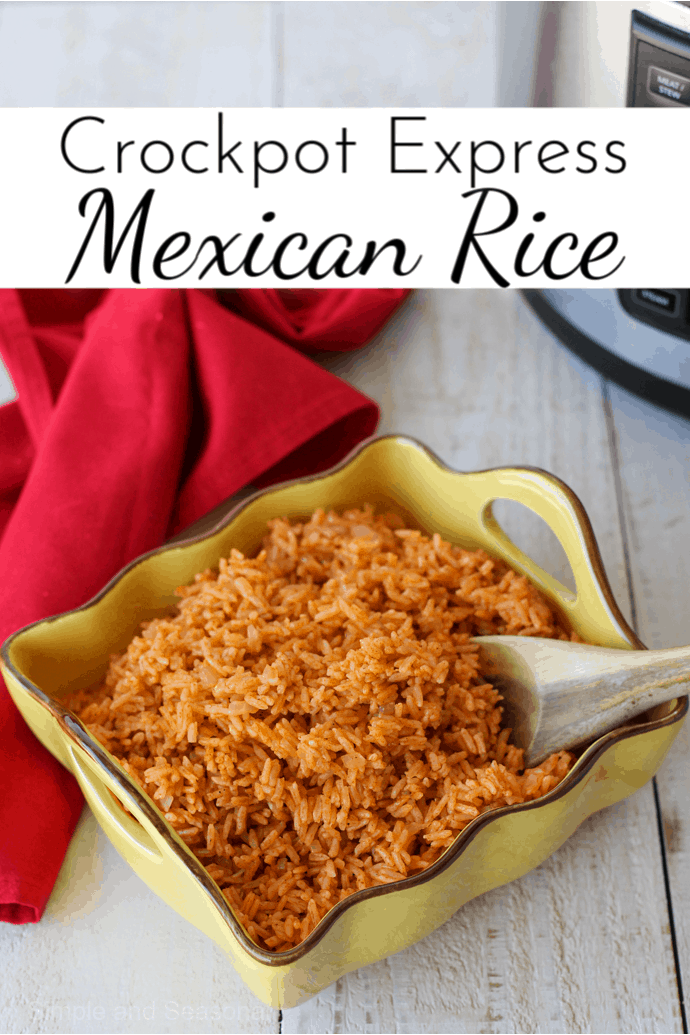 Slow Cooker Mexican Rice (Spanish Rice) - Gal on a Mission