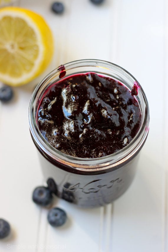 Crockpot Express Blueberry Jam - Simple and Seasonal