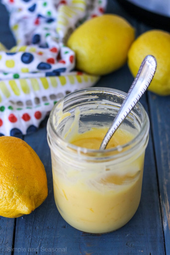 Crockpot Express Lemon Curd - Simple and Seasonal