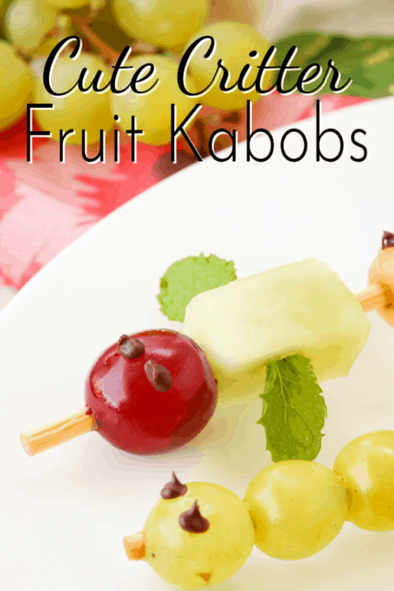 Cute Critter Fruit Kabobs - Simple and Seasonal